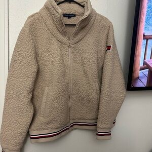 Tommy Hilfiger Beige Sherpa Jacket